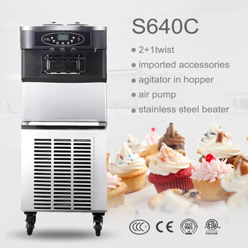 Pasmo design taylor style low price three flavor ice cream machine parts S640C