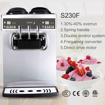 Sino australian Pasmo S230F two hopper agitator no belt ice cream soft machine