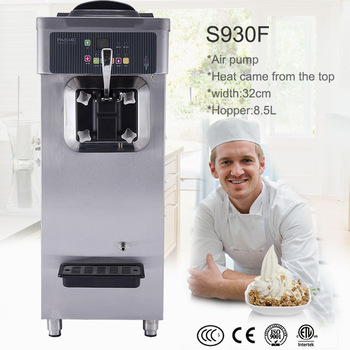 china pasmo s930f air pump stainless steel imported accessories ice cream sandwich machine