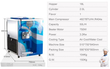 Pasmo high quality S111 ice cream making machine