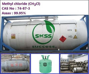 China supplier 99 9 CH3Cl gas in ISO TANK