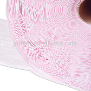FM10 G3 G4 F5 F6 F7 F8 Synthetic Fiber Filter Media Roll for Pocket Filter Synthetic Fiber Pocket Filter Material
