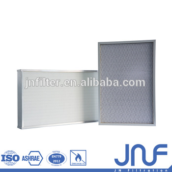 High quality clean room hepa filters H13 H14 with galvanize steel frame