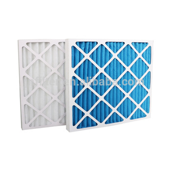 Cardboard Frame Primary Hvac Dust Panel G4 AC Furnace Pleated Pre Filter