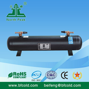 refrigeration Pressure container Horizontal Receiver