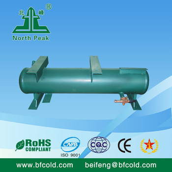 refrigeration Pressure container Horizontal Receiver