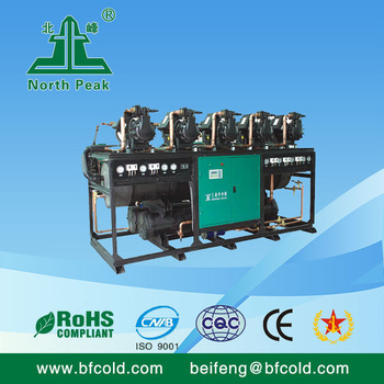 Semi Hermetic industry chiller Refrigeration Capacity R22