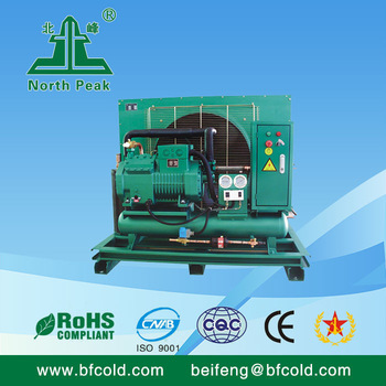 Semi Hermetic Compressor water cooled condensing Unit Refrigeration Capacity R134A R22 R404A
