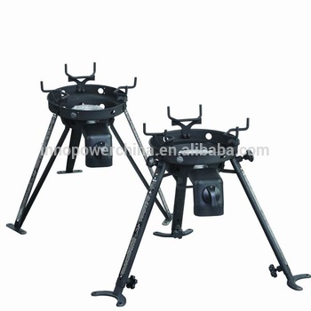 C1201A Cooking burner with 18 carbon steel wok