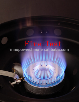 C1201A Cooking burner with 18 carbon steel wok