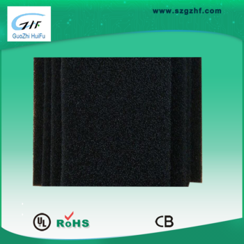 Air water dust polyurethane mterial foam filter 10PPI to 80PPI