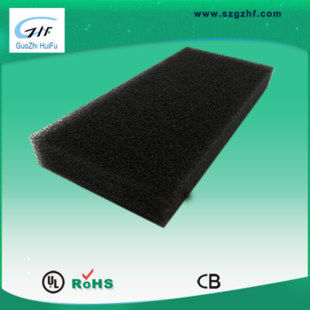 10PPI to 80PPI activated carbon sponge foam polyurethane material