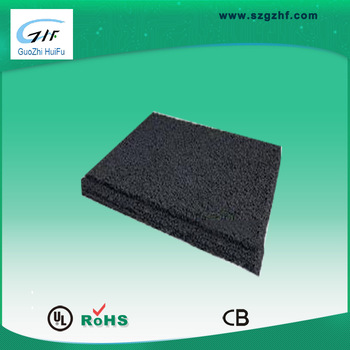 Polyurethane material reticulated filter foam comply with UL HF 1 and ROHS