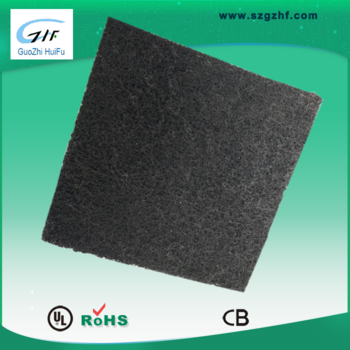 Dust absorption Activated Carbon fiber filter foam for odour apsorption
