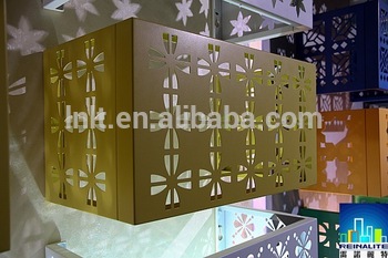 Exterior wall cladding panels for air conditioner covers window protector