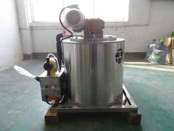 Stainless steel SUS304 flake ice machine evaporator for refreshing