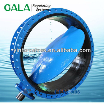 double flanged butterfly valves
