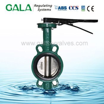 1 5 type a manual operated wafer pipe fitting butterfly valve
