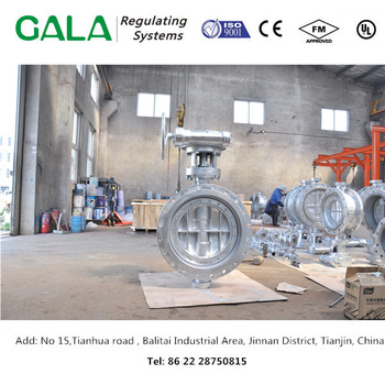 OEM avaliable high precision double eccentric butterfly valve in china