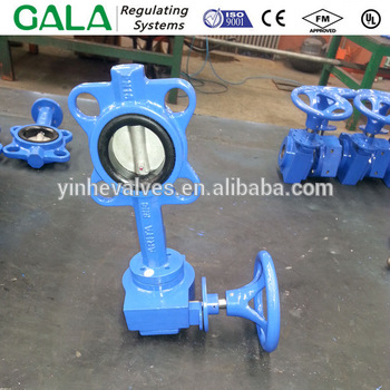 Handwheel DI CI lug type butterfly valve in highly quality