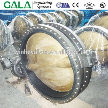 CLASS 125 PN16 U type butterfly valve manufacturers comply with MSS SP67