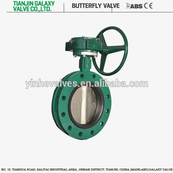 Comply With ISO 5752 Valve Standard EPDM Or NBR Seating Ring Butterfly Valve