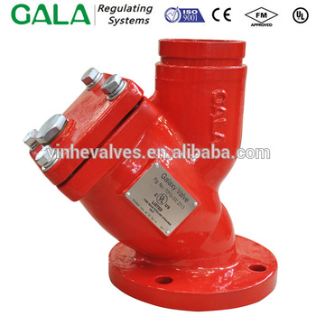 Y type fire fighting strainers