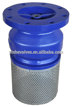 Water Pump Flanged ends Foot Valves With Strainer