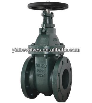 NRS Gate Valve PN10 Cast Iron Stem Gate Valve