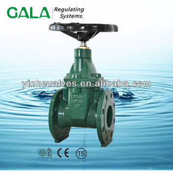 BS NRS resilient seat 2 inch to 24 inch handle gate valve