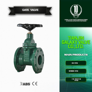 DN600 flanged din non rising stem gate valve