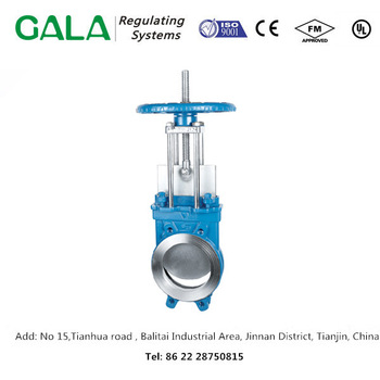 china hot sale osy knife gate valve with handwheel
