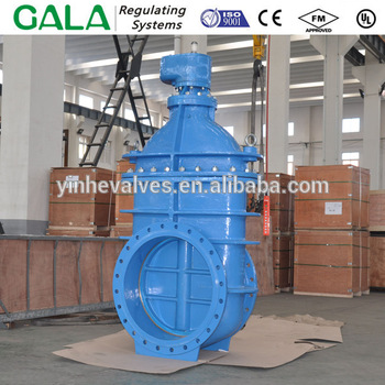 Ductile Iron Cast Iron Flange Resilient Gate Valve