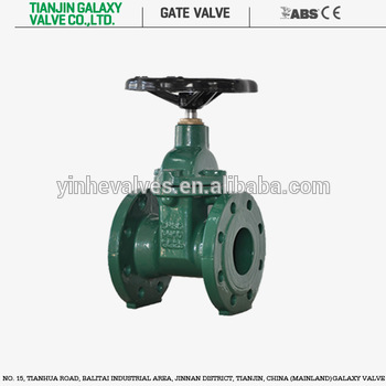 Flanged Ends Din Standard NRS Pipeline Cast Gate Valve