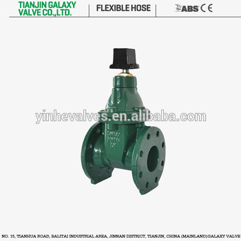 Double Flanged Ends Gate Valve BS NRS Resilient Seat Cast Iron Gate Valve