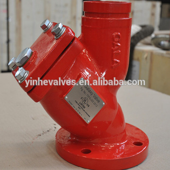 FM UL 300PSI <font color='red'>Y</font> <font color='red'>Type</font> <font color='red'>Strainer</font> With Flange <font color='red'>End</font>