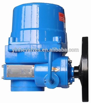 electric valve actuator for butterfly valves