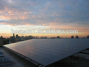 8KW Hot design solar system for industrial use with special PV combiner design