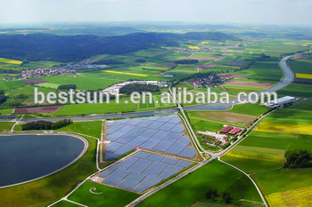 solar home system with pv array combiner box 100 w