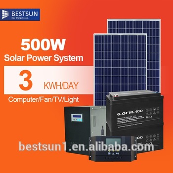 BESTSUN BFS 500W Top selling off grid solar power system home for sale