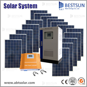 BESTSUN 12KW Polycrystalline 270W solar panel home for solar wind hybrid system