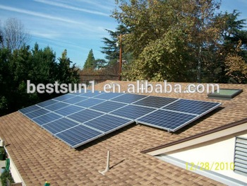 split pressurized solar water heater system 60W