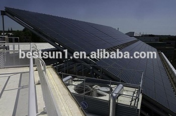 BESTSUN 10KW solar water heater system with poly 200w or 250w PV design