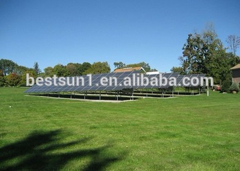 BESTSUN 10KW solar water heater system with poly 200w or 250w PV design
