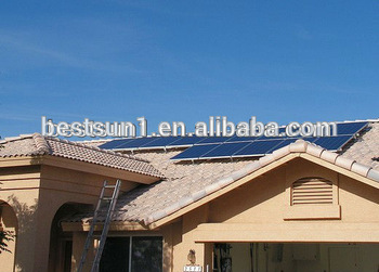 heat pipe solar energy water heater 5000W