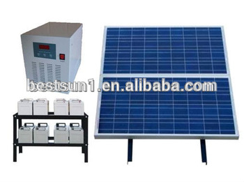 solar and wind power system 300W