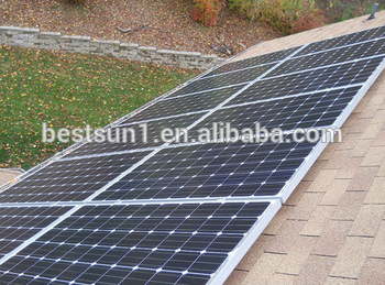 Anti wind power board Bestsun 2014 MPPT controller 6000w solar module production line
