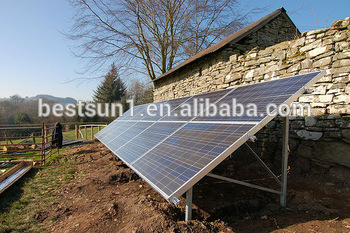 Anti wind power board Bestsun 2014 MPPT controller 6000w solar module production line
