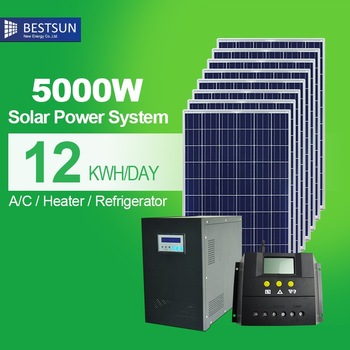 BESTSUN NEW All in One Off-grid Solar Energy System 5KW with Solar ...