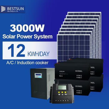 BEST SUN 3000w folding solar panel 220v home solar systems solar ac electricity generating system